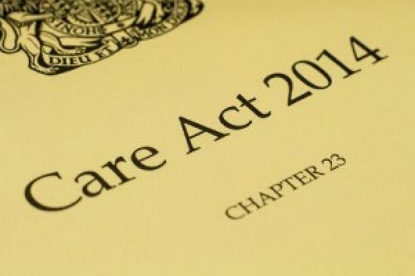 Front title page of the Care Act 2014